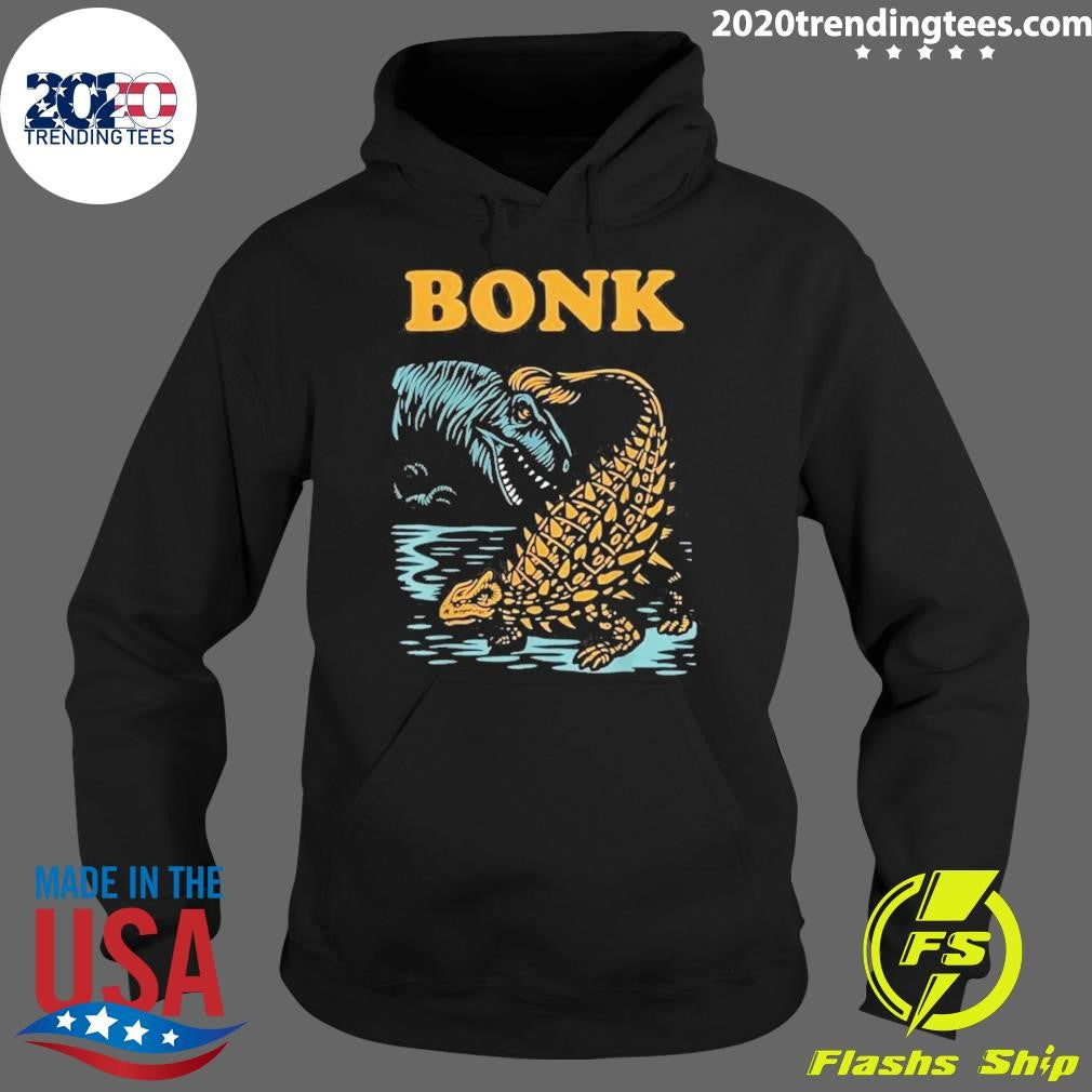 Bonk Dinosaur Funny Prehistoric Humor Shirt
