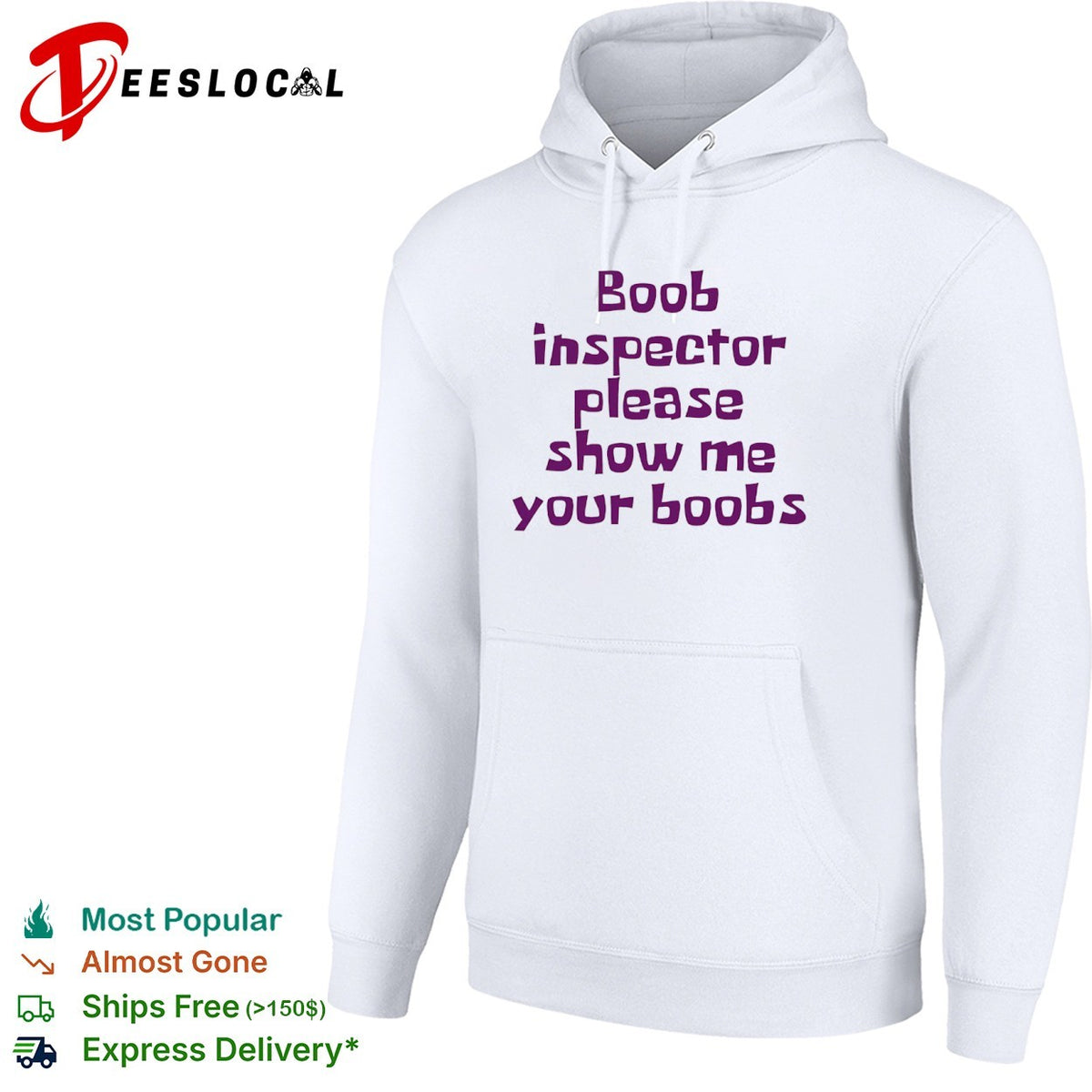 Boob inspector please show me your boobs shirt