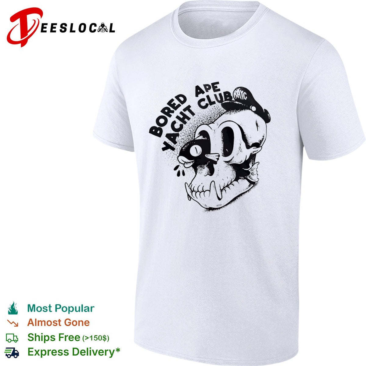 Bored Ape Yacht Club Skull Fish shirt