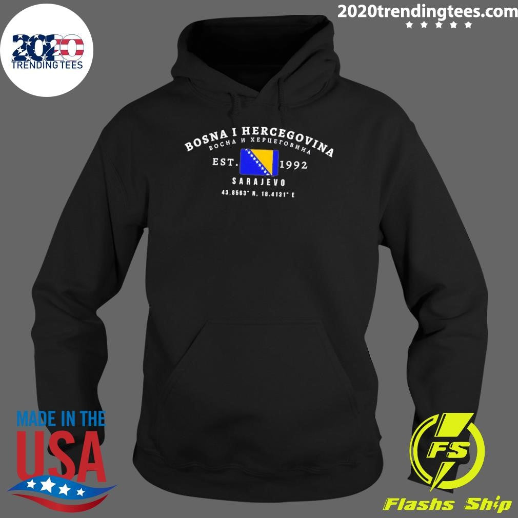 Bosnia I Hercegovina Bocha H Xepuerobnha Sarajevo Est 1992 Shirt