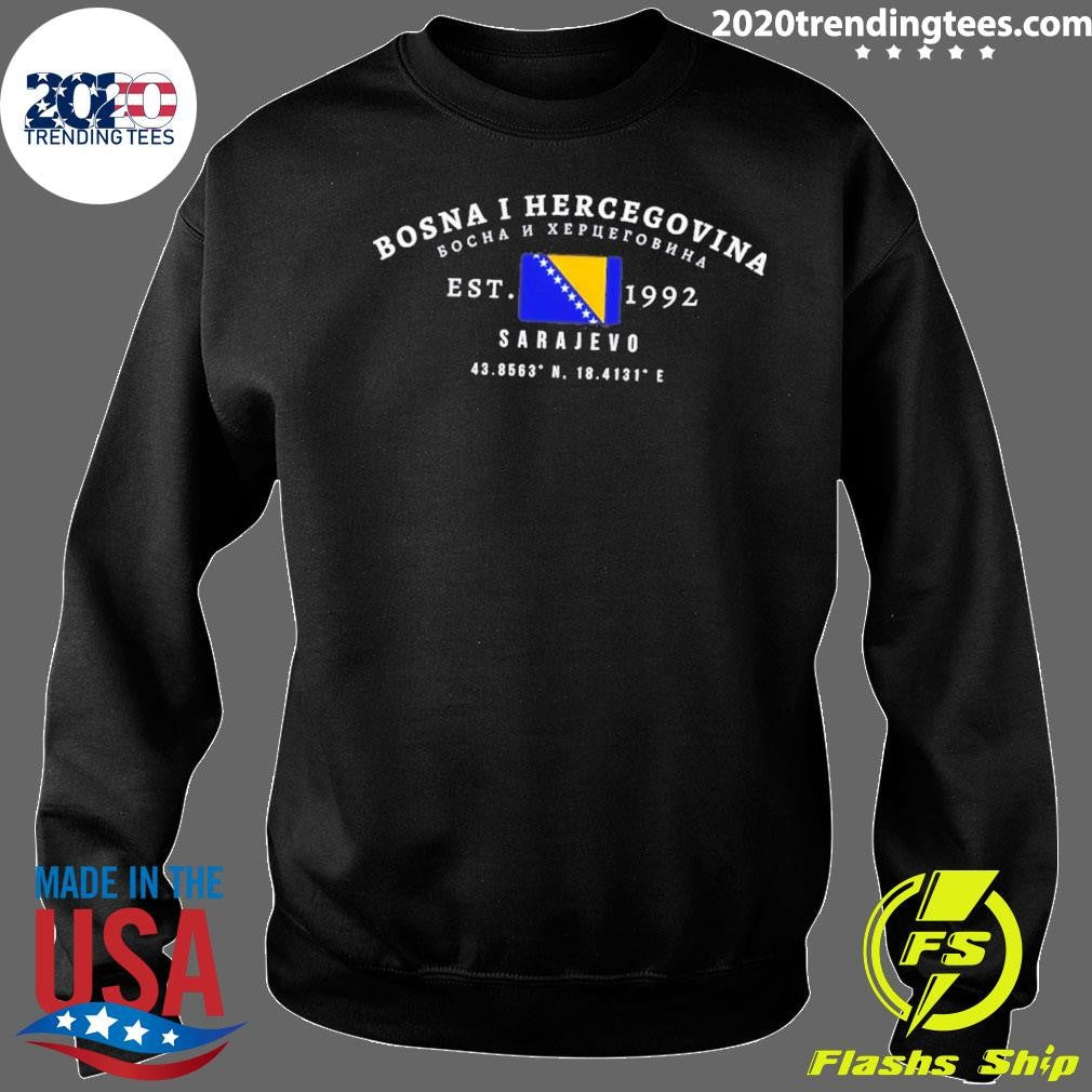 Bosnia I Hercegovina Bocha H Xepuerobnha Sarajevo Est 1992 Shirt