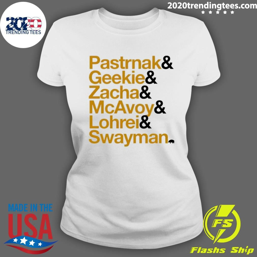 Boston Bruins Hockey Team Pastrnak Geekie Zacha Mcavoy Lohrei Swayman Shirt