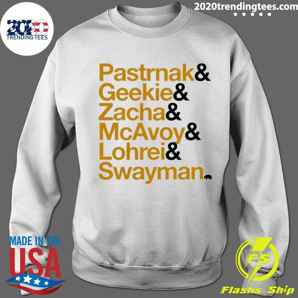 Boston Bruins Hockey Team Pastrnak Geekie Zacha Mcavoy Lohrei Swayman Shirt
