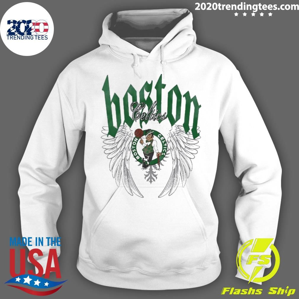 Boston Celtics Basketball Old English Shirt