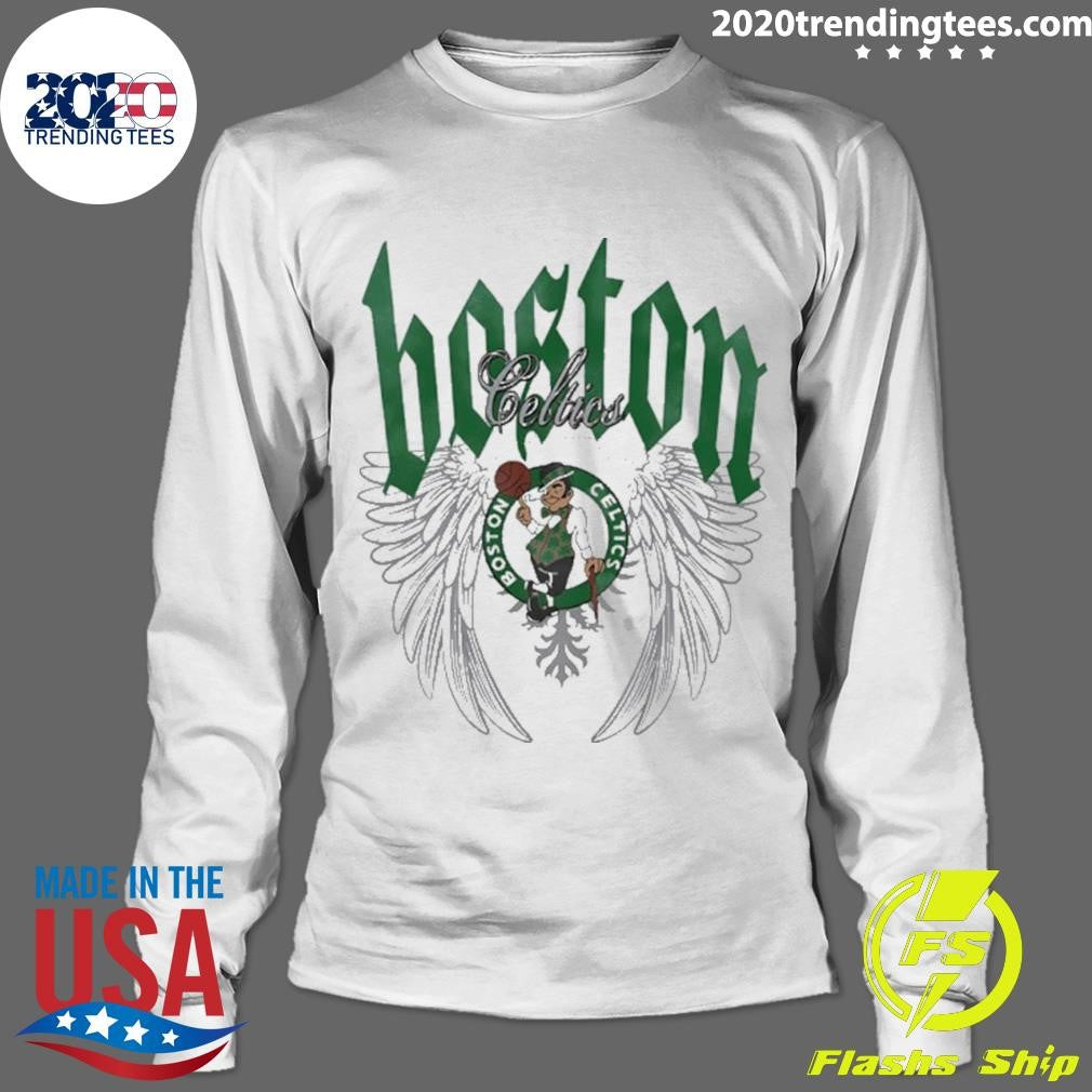 Boston Celtics Basketball Old English Shirt