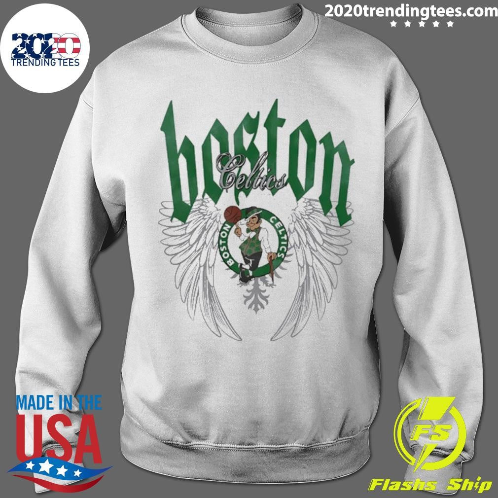 Boston Celtics Basketball Old English Shirt