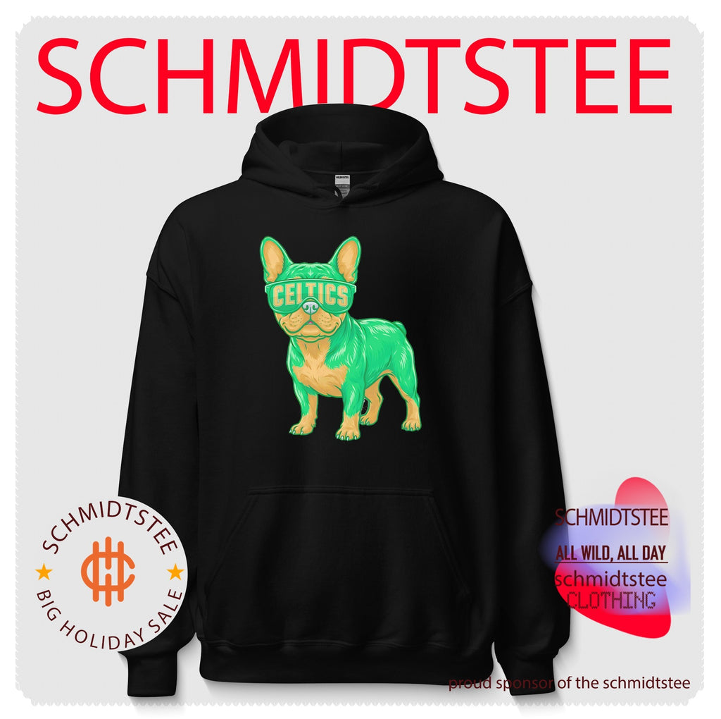 Boston Celtics French Bulldog cartoon shirt