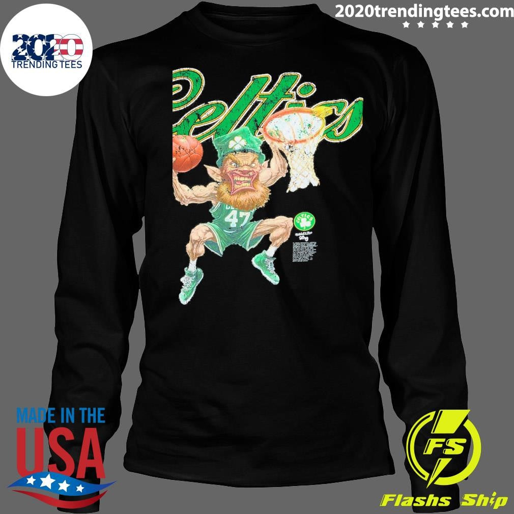 Boston Celtics Mitchell & Ness x LRG Wild Art Shirt