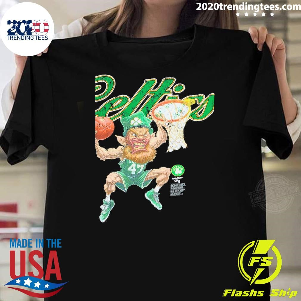 Boston Celtics Mitchell & Ness x LRG Wild Art Shirt