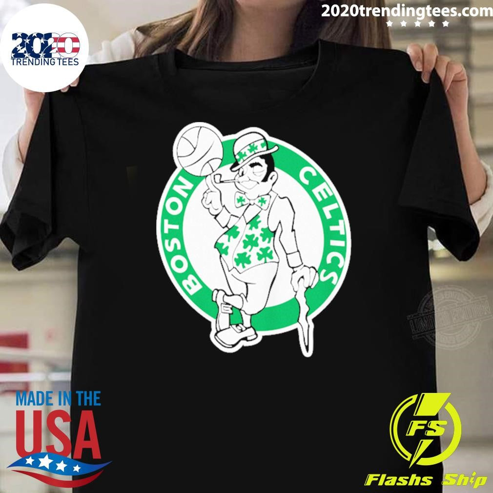 Boston Celtics Stadium Essentials Womens 46 Reserve Fans High Waist Shirt