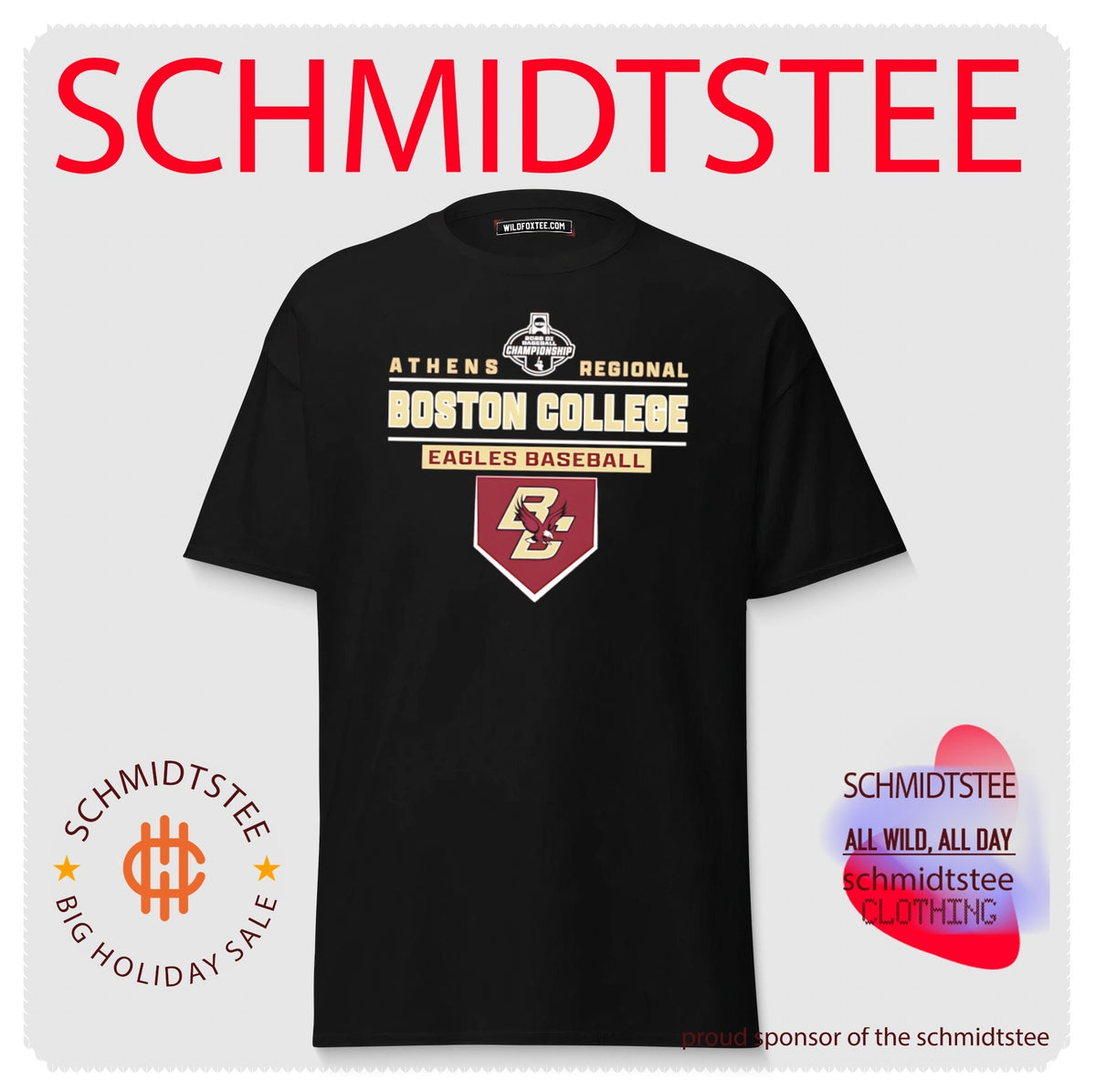Boston College Baseball 2026 Regional Bound shirt