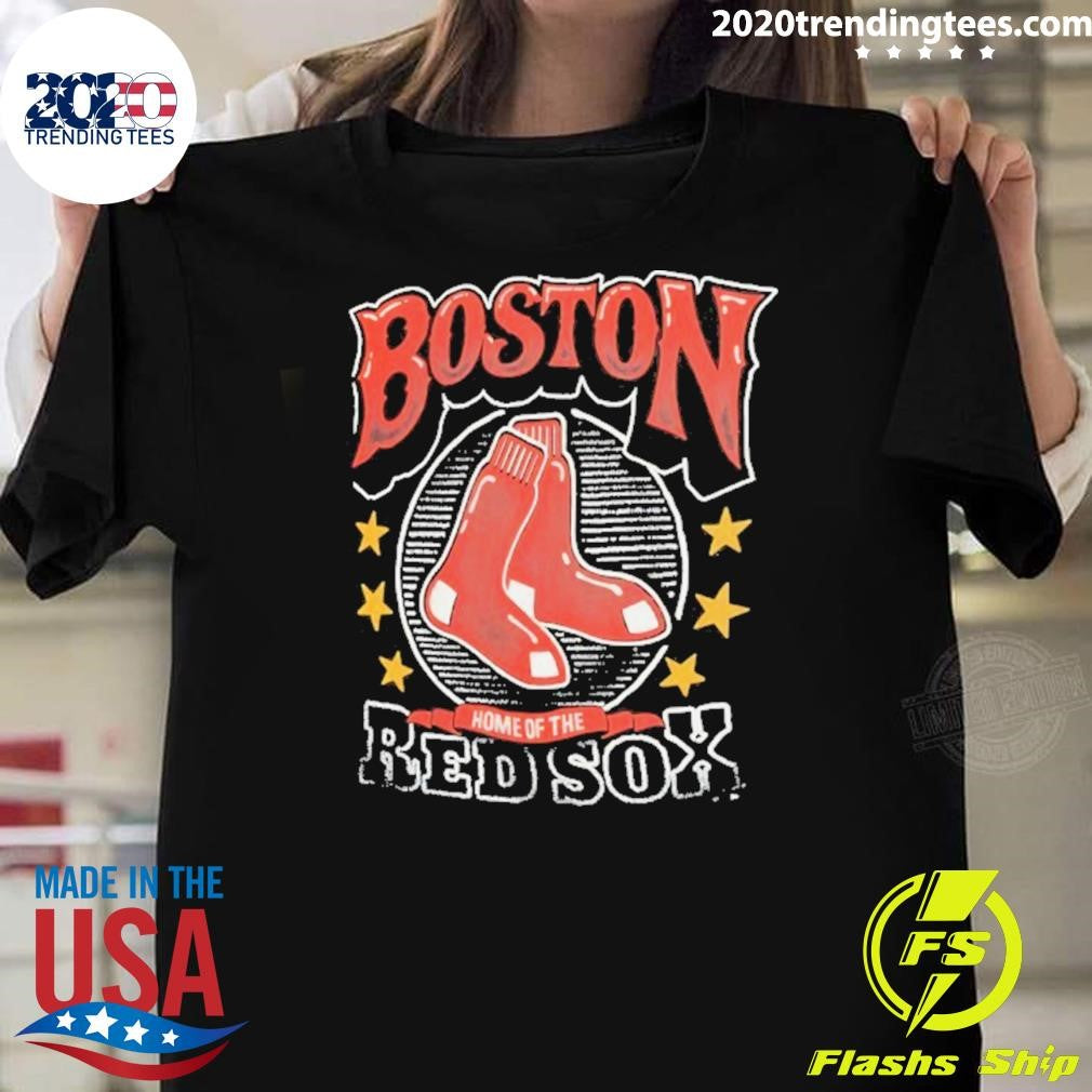 Boston Home Of The Red Sox Logo Vintage Shirt