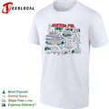 Boston MA Bunker Hill Monument USS Constitution Old Ironside State House shirt