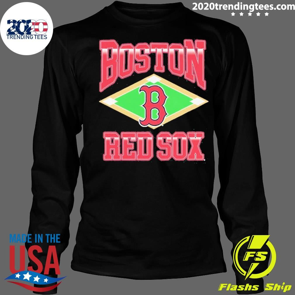 Boston Red Sox Baseball Field Diamond Shirt