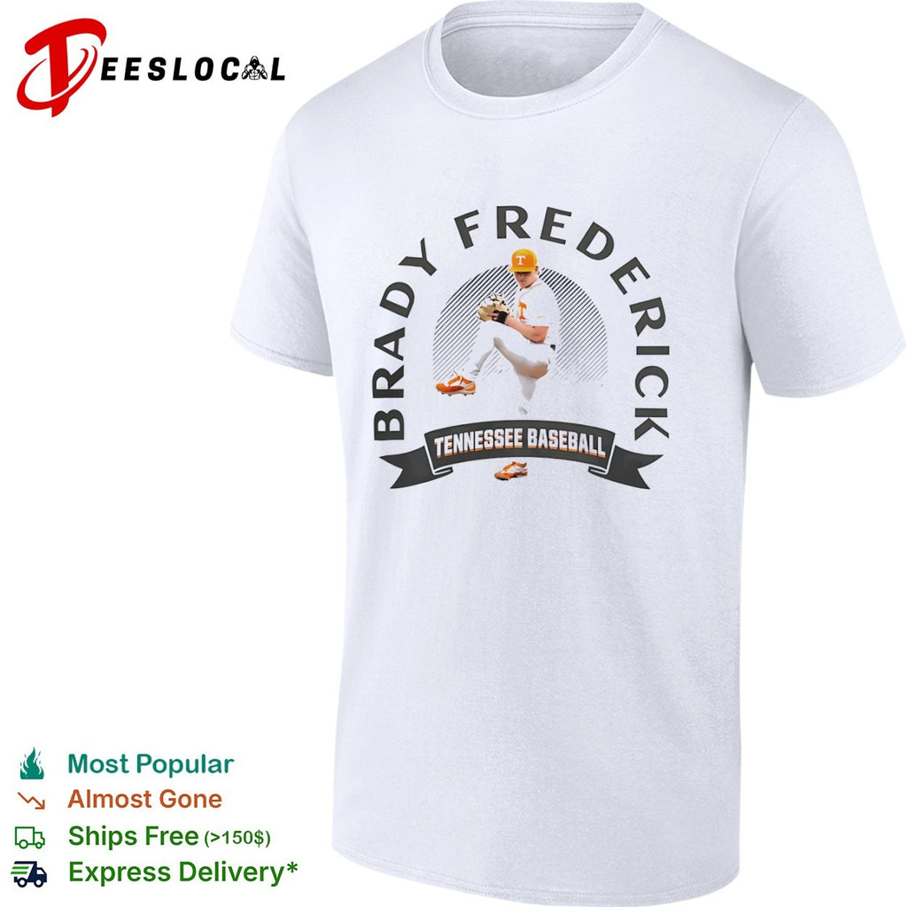 Brady Frederick Tennessee Volunteers Baseball shirt
