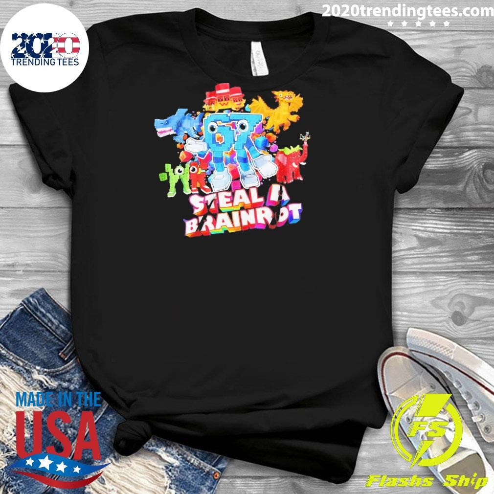 Brainrot Meme Steal A Brainrot Shirt