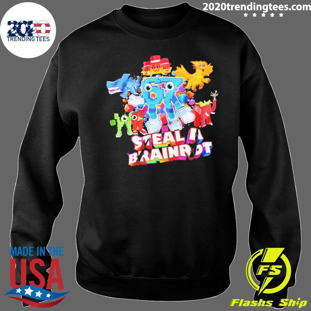 Brainrot Meme Steal A Brainrot Shirt