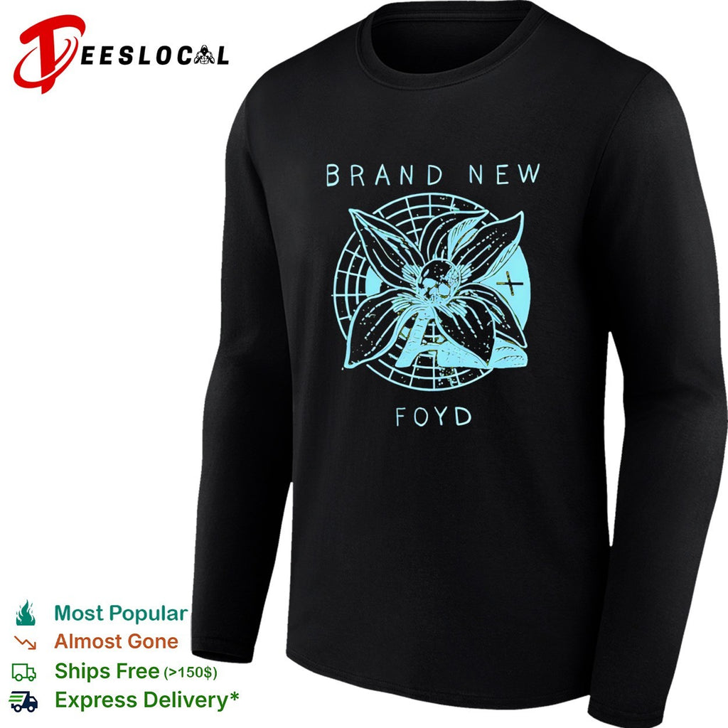Brand New band Foyd botanical skull shirt