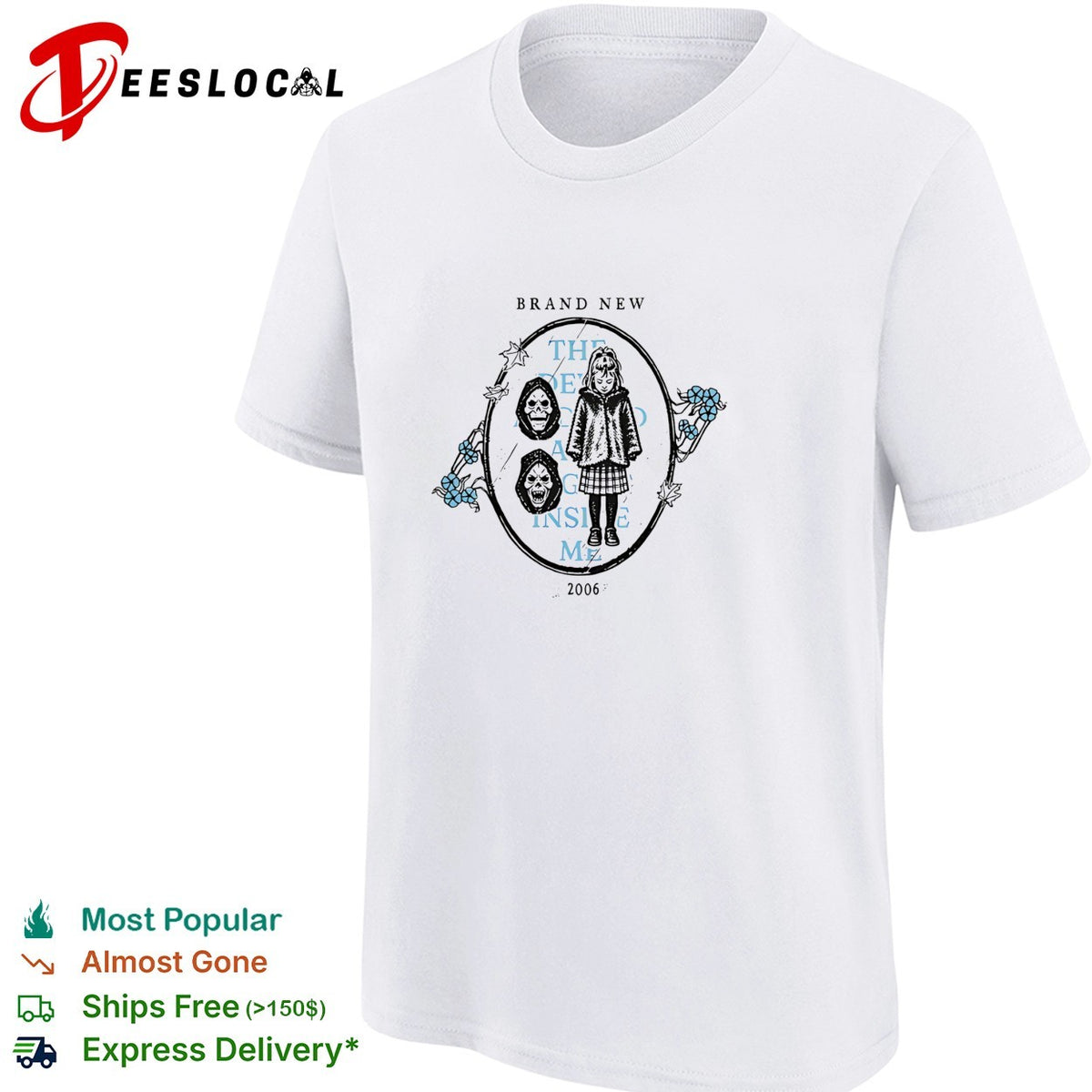 Brand New the devil and god are raging inside me 2006 album shirt