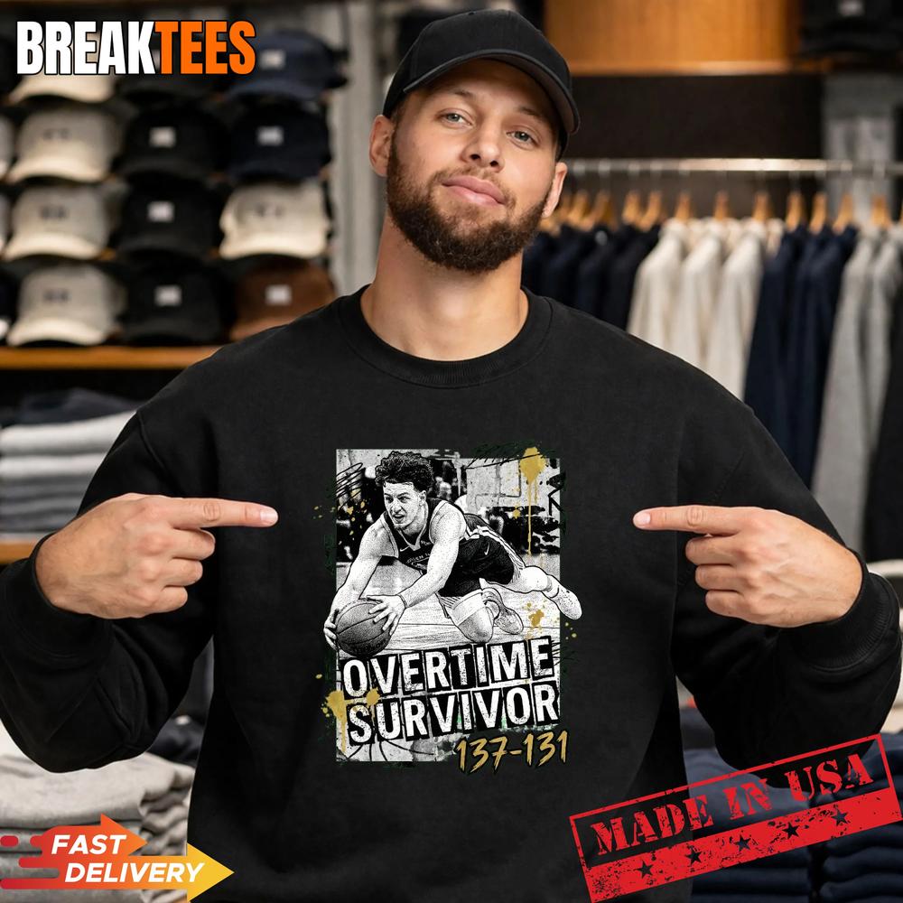 Brandin Podziemski Overtime Survivor 137-131 Basketball Graphic Shirt