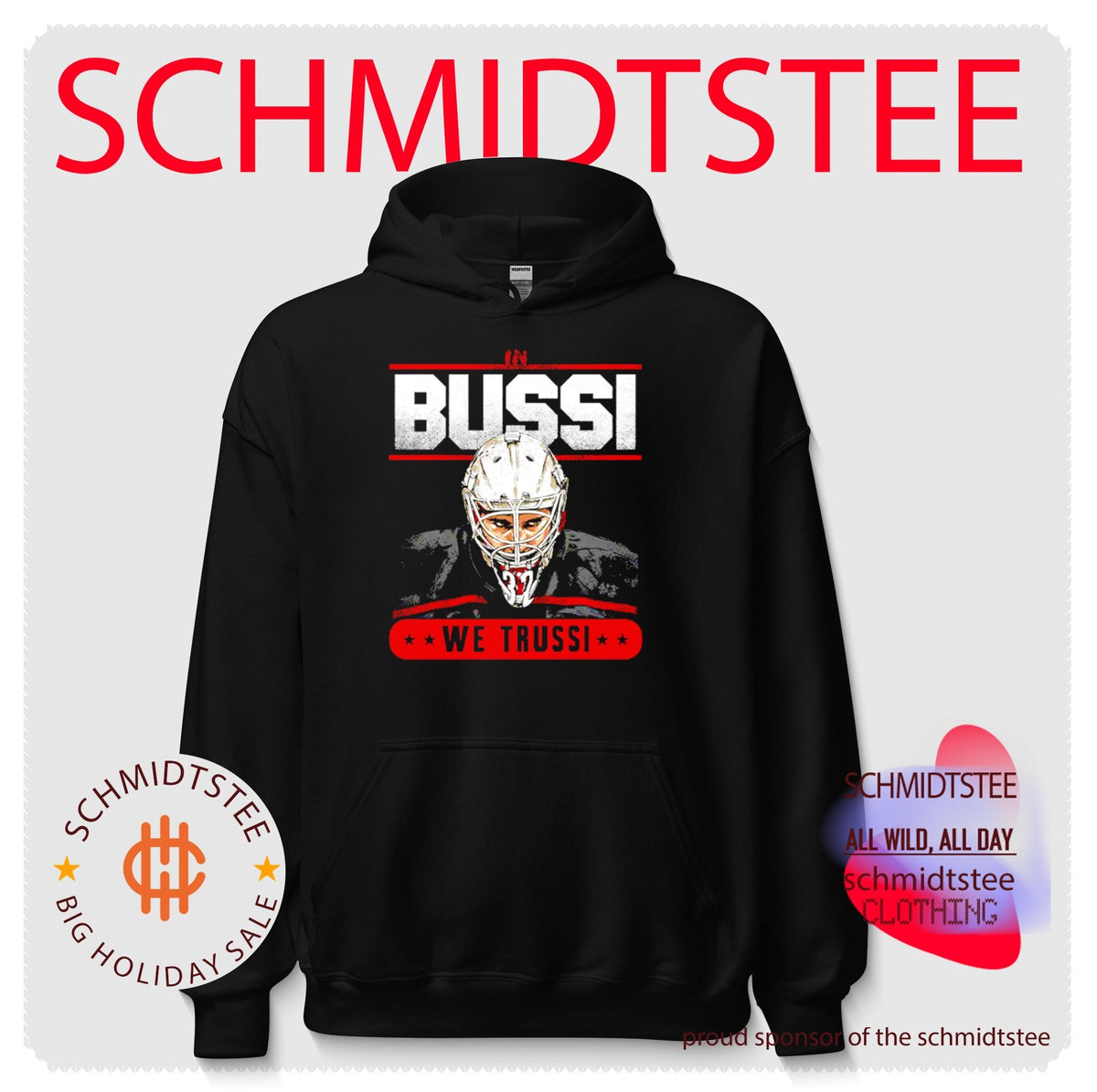 Brandon Bussi Carolina hockey we Trussi shirt