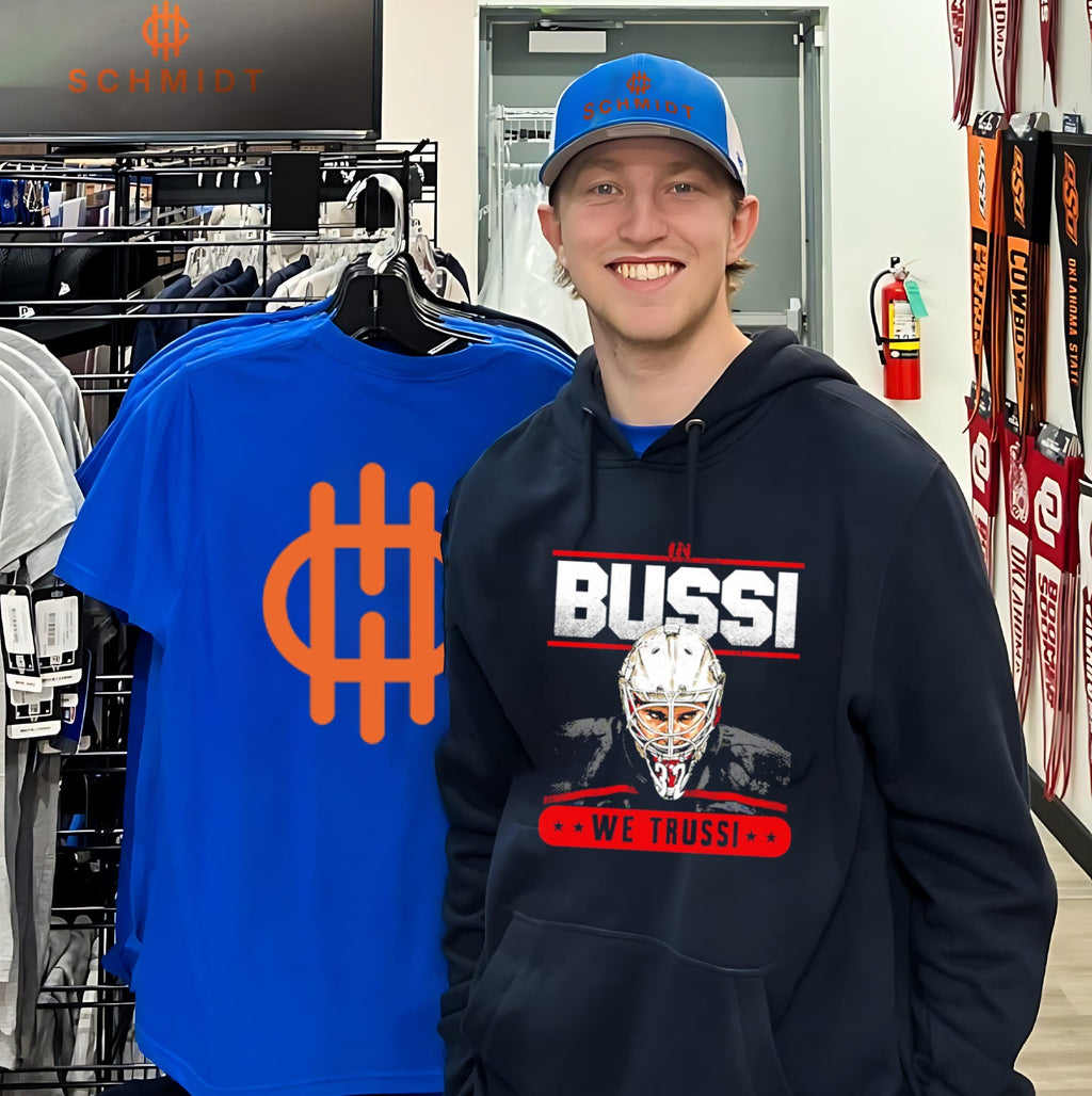 Brandon Bussi Carolina hockey we Trussi shirt