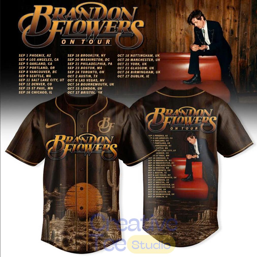 Brandon Flowers On Tour 26 Baseball Jersey Edition