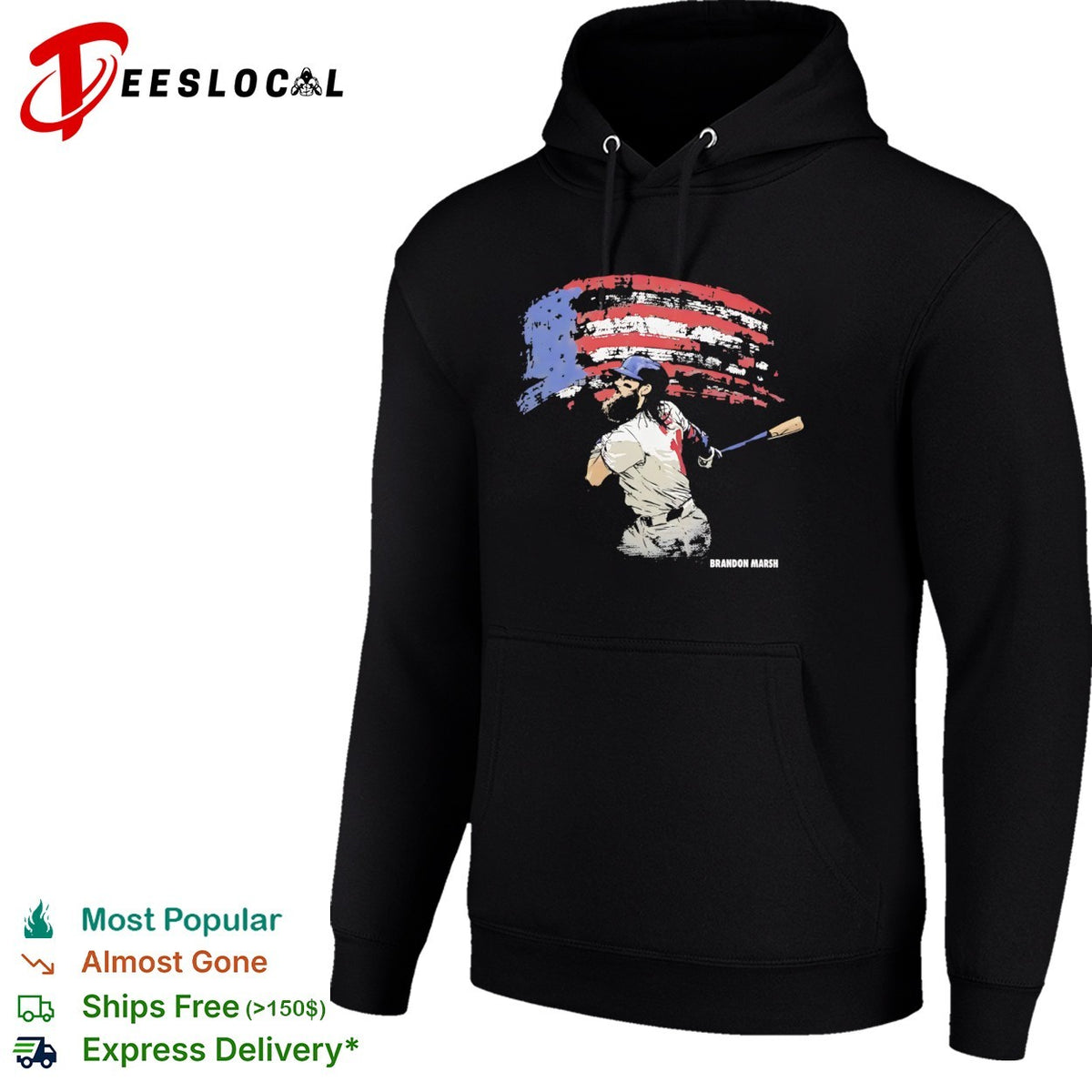 Brandon Marsh flag shirt