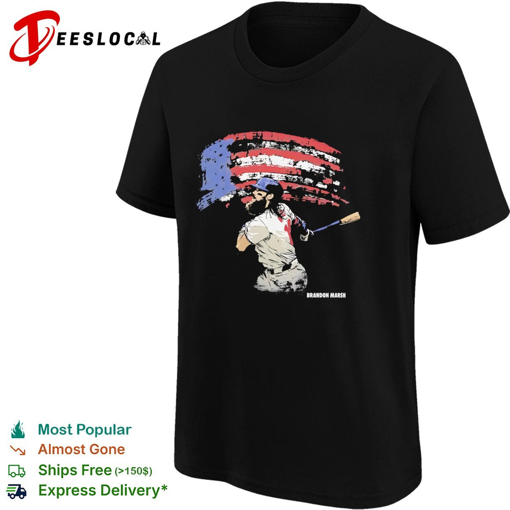 Brandon Marsh flag shirt