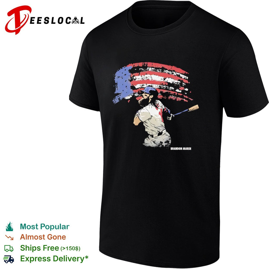 Brandon Marsh flag shirt