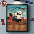 Braxton Keith This Ain’t My First Tour 2026 North America City Dates Home Decor Poster Canvas