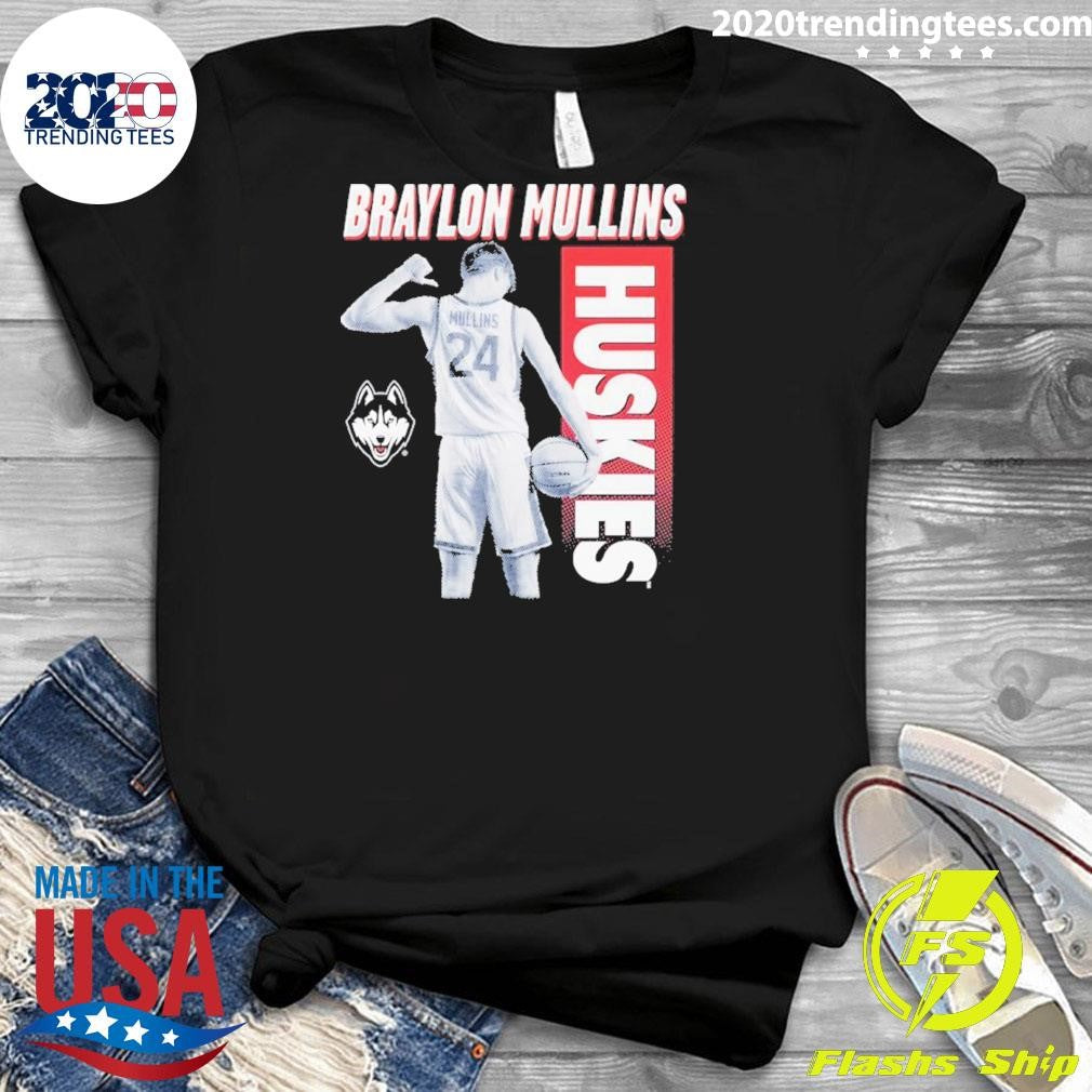 Braylon Mullins Uconn Huskies Men’s Basketball Player Vintage Shirt