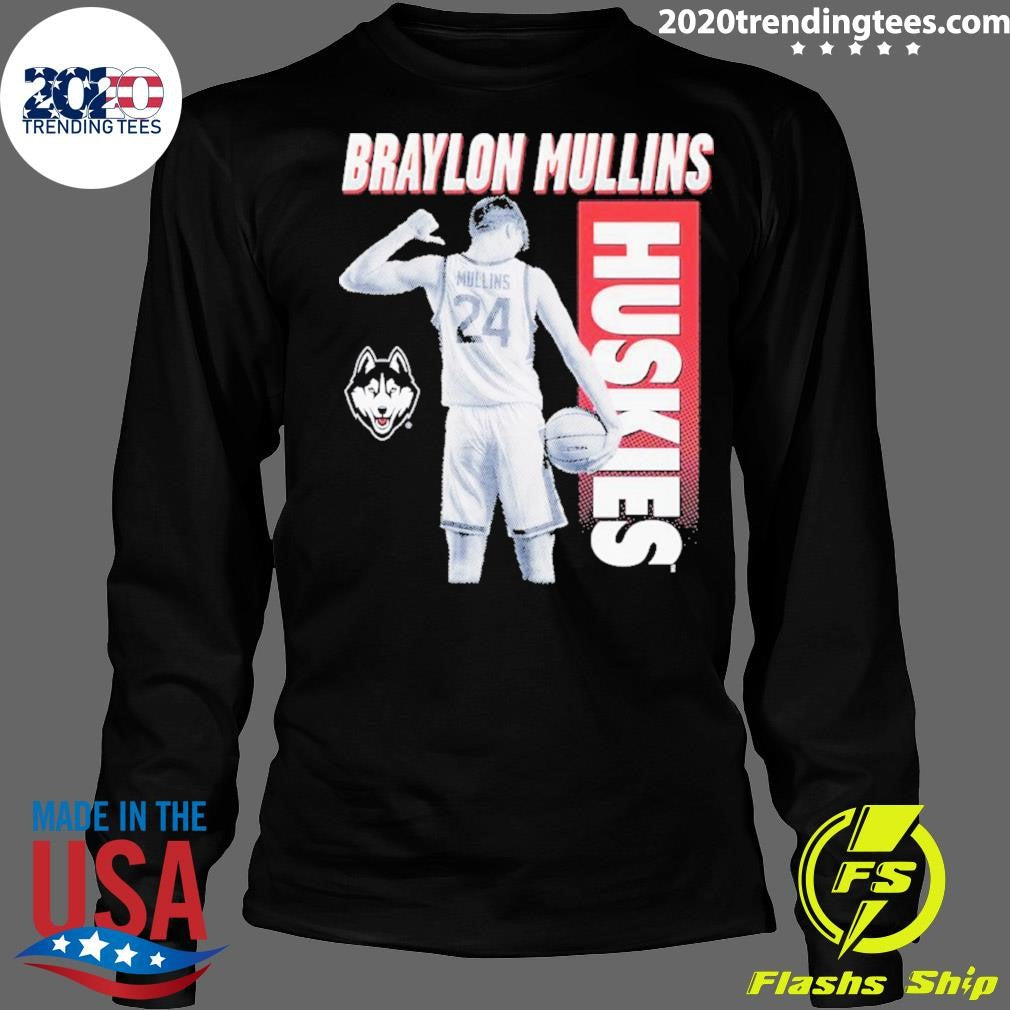 Braylon Mullins Uconn Huskies Men’s Basketball Player Vintage Shirt