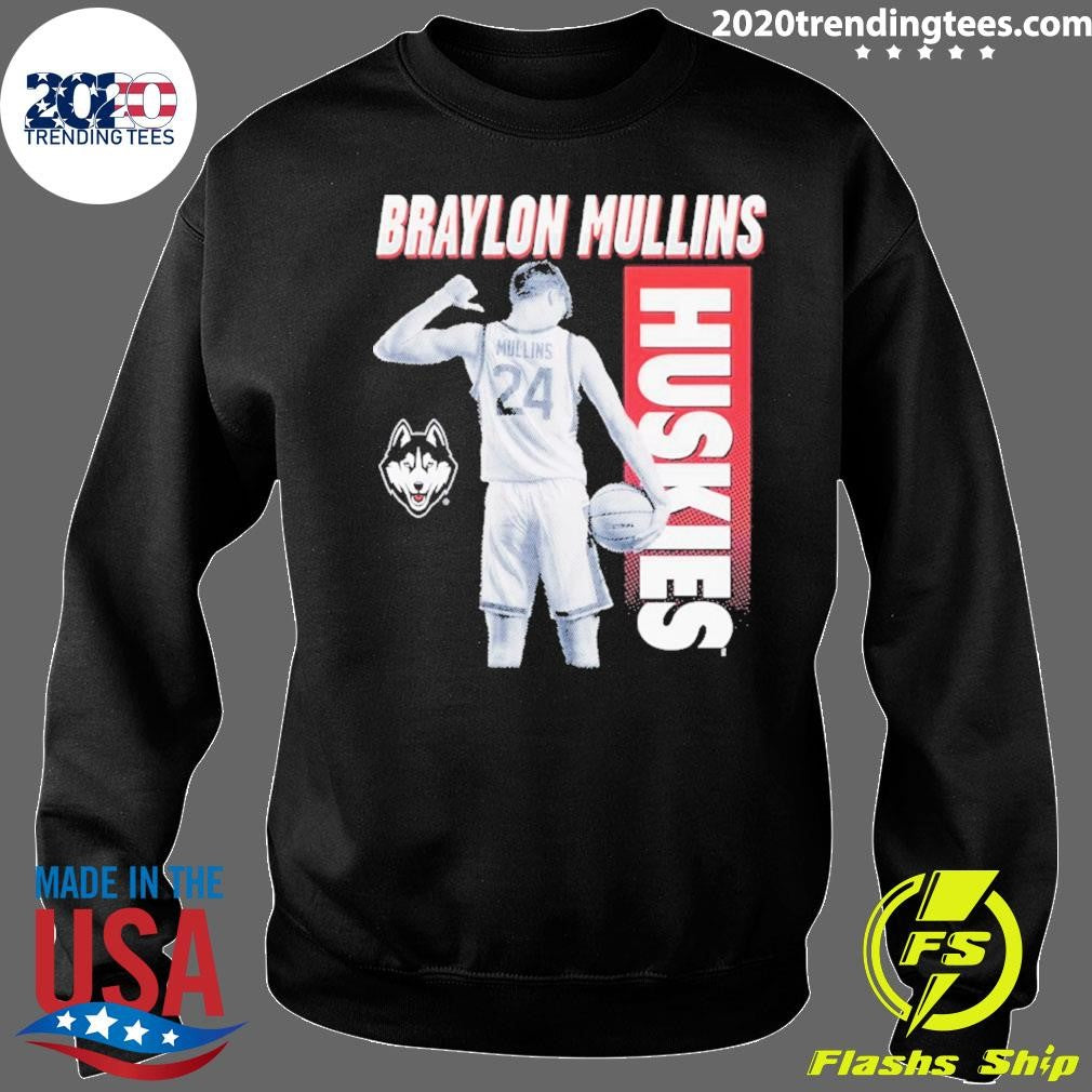Braylon Mullins Uconn Huskies Men’s Basketball Player Vintage Shirt