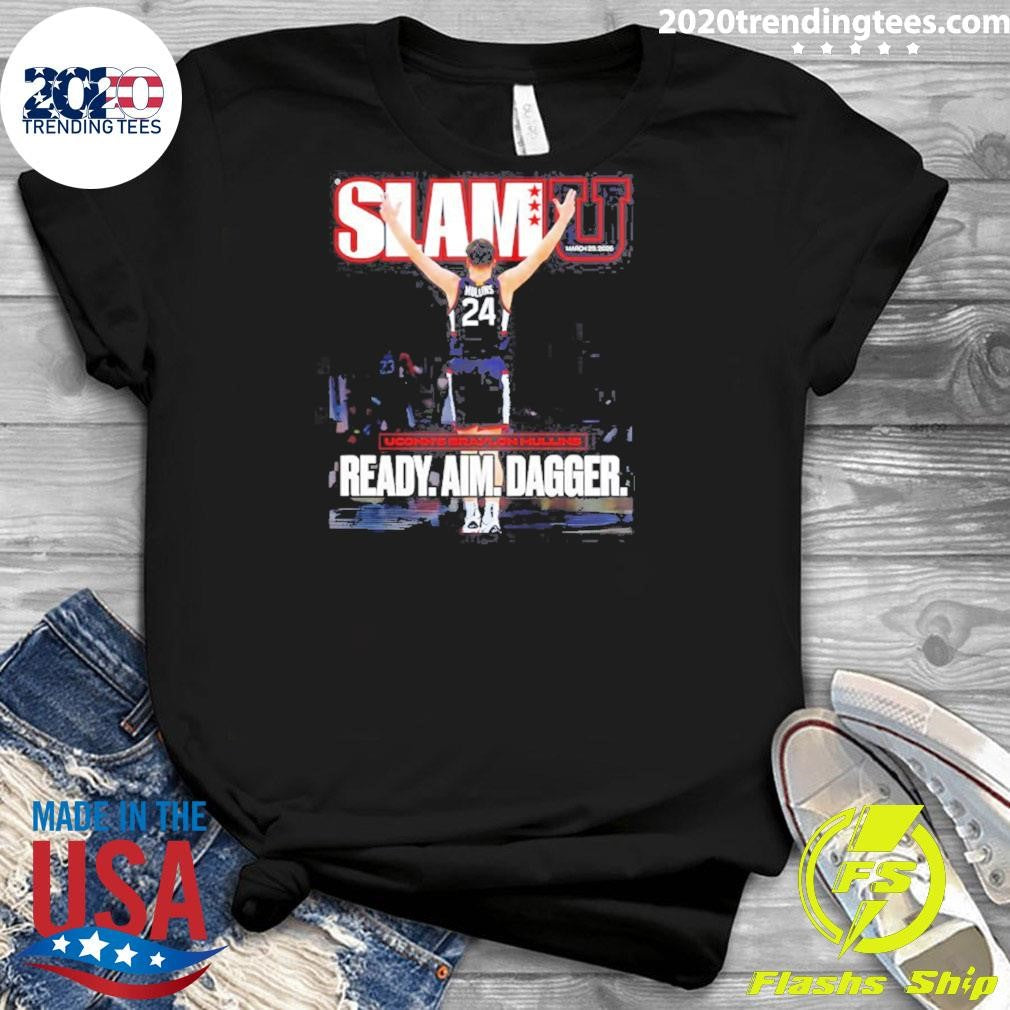 Braylon Mullins Uconn Huskies Men’s Basketball Ready Aim Dagger Slam U Shirt