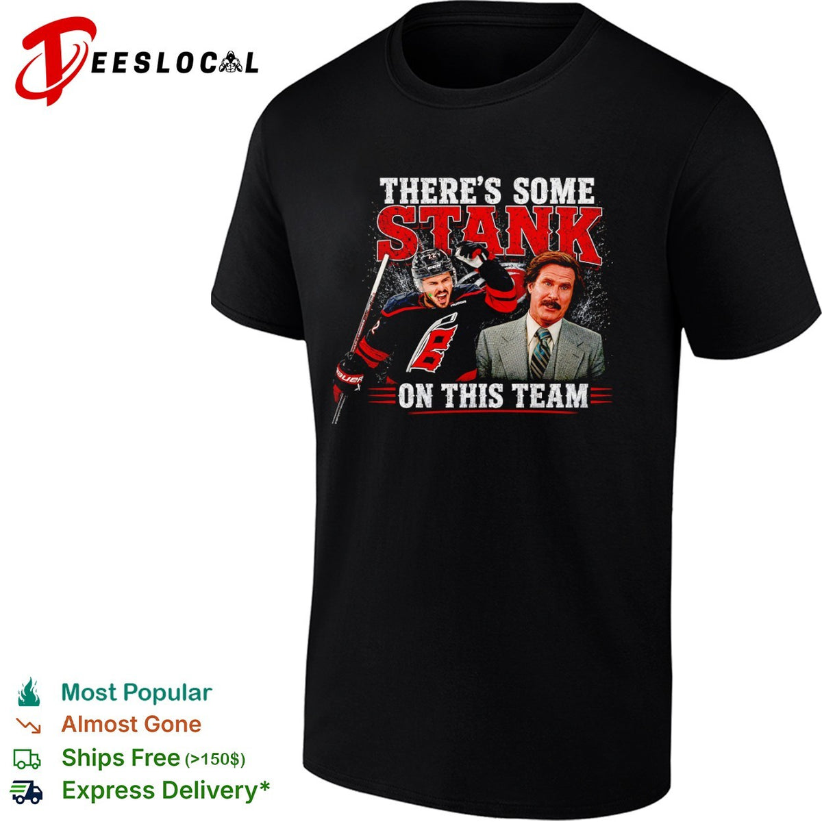 Brett Pesce Carolina Hurricanes NHL Step Brothers There is some stank on this team shirt