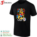 Bricks and Minifigs we steal from old people Lego parody illustration shirt
