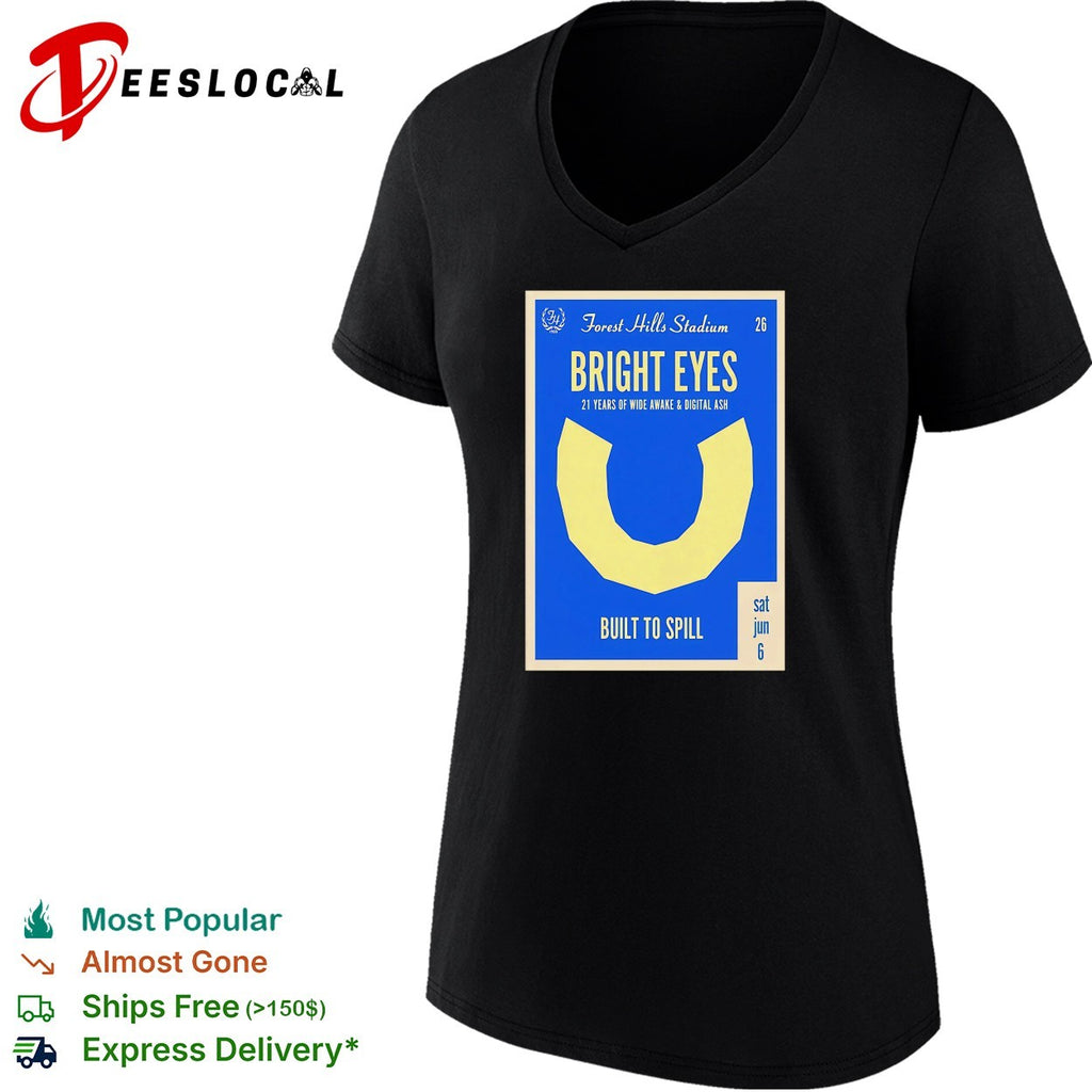 Bright Eyes Forest Hills Stadium 21 Years of Wide Awake and Digital Ash shirt
