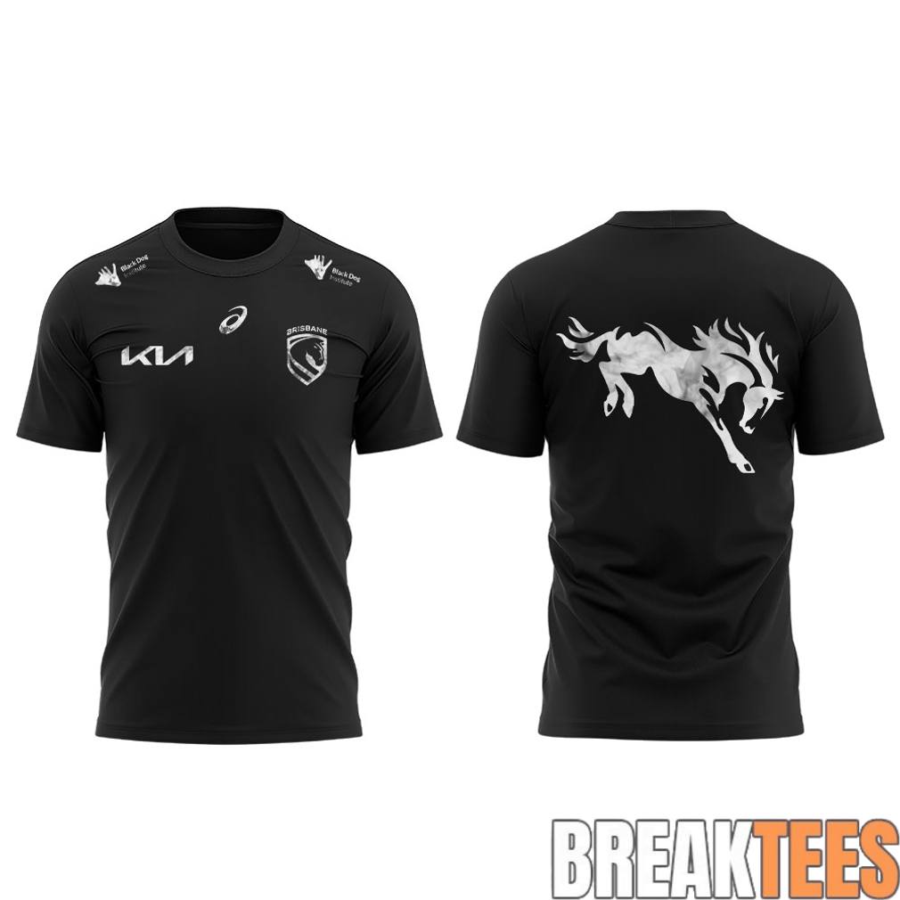 Brisbane Broncos Back In Black Bold Shirt