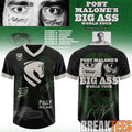 Brisbane Broncos x Post Malone Big Ass World Tour 2026 Football Jersey