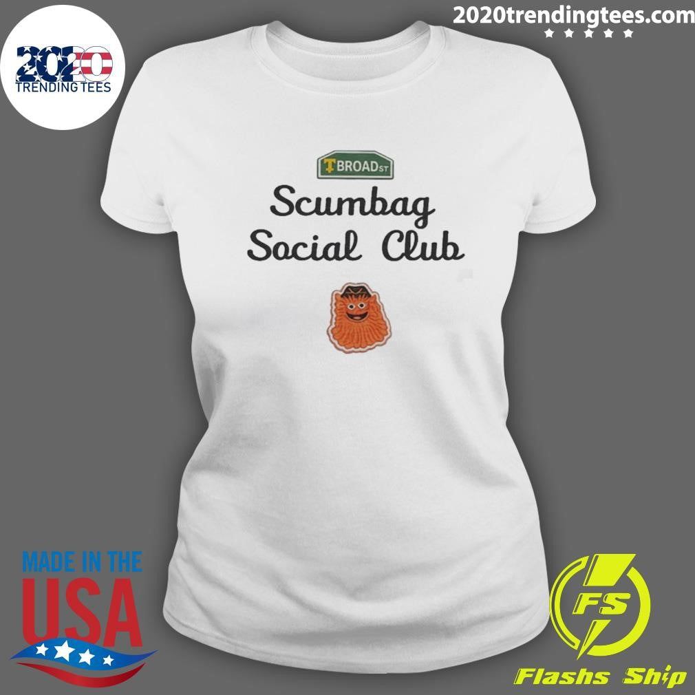 Broad Street Scumbag Social Club Flyer Shirt