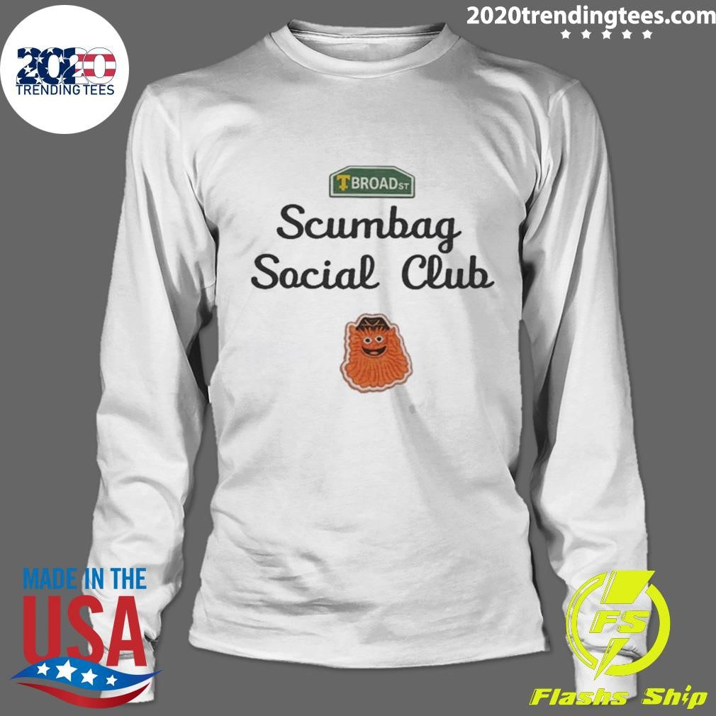 Broad Street Scumbag Social Club Flyer Shirt