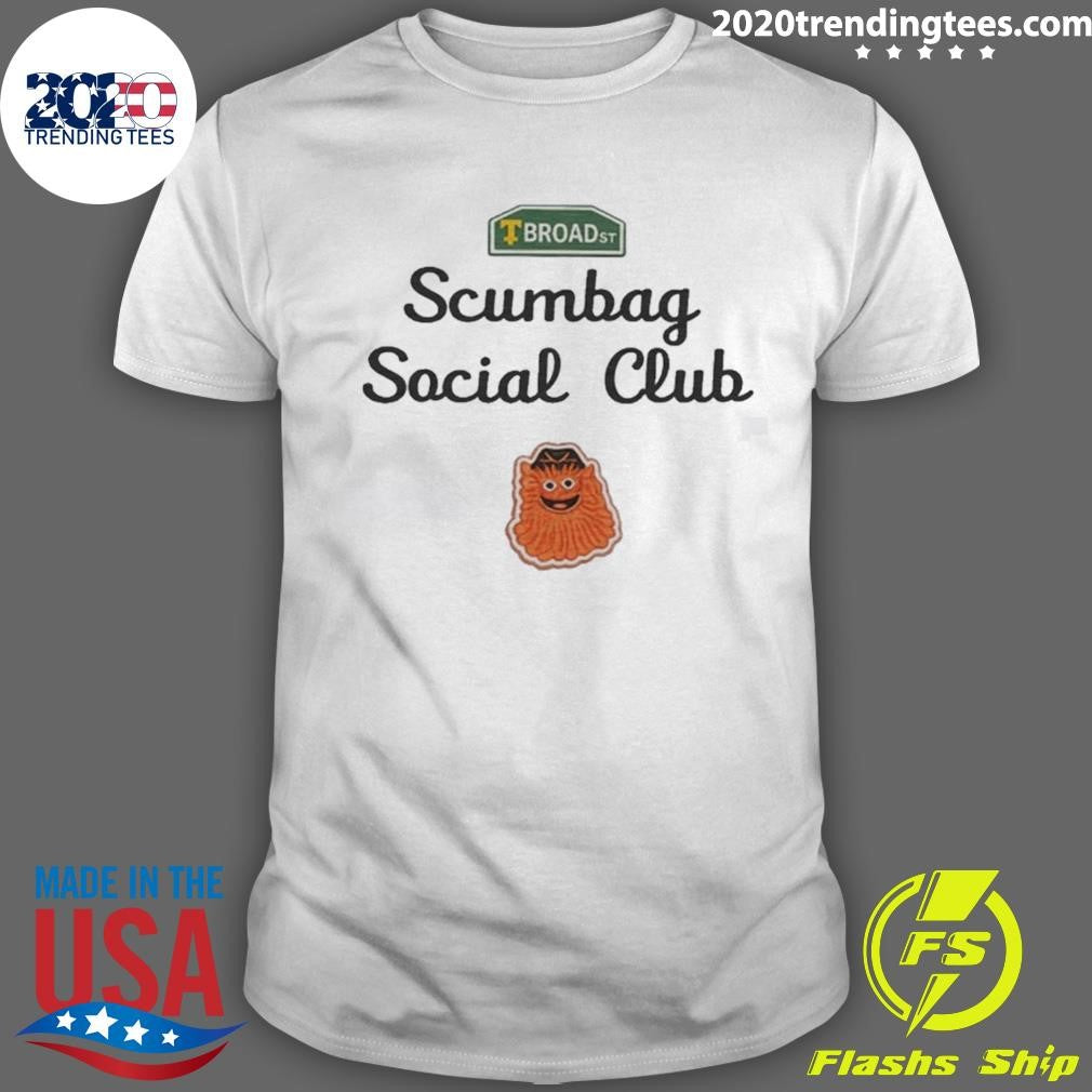 Broad Street Scumbag Social Club Flyer Shirt