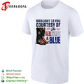 Brought to you courtesy of the Red White and Blue cowboy boots shirt