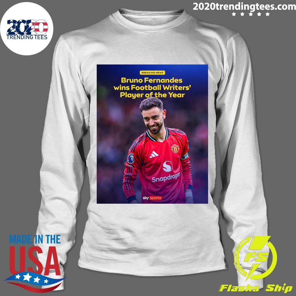 Bruno Fernandes is named the Football Writers’ Association Footballer of the Year Shirt
