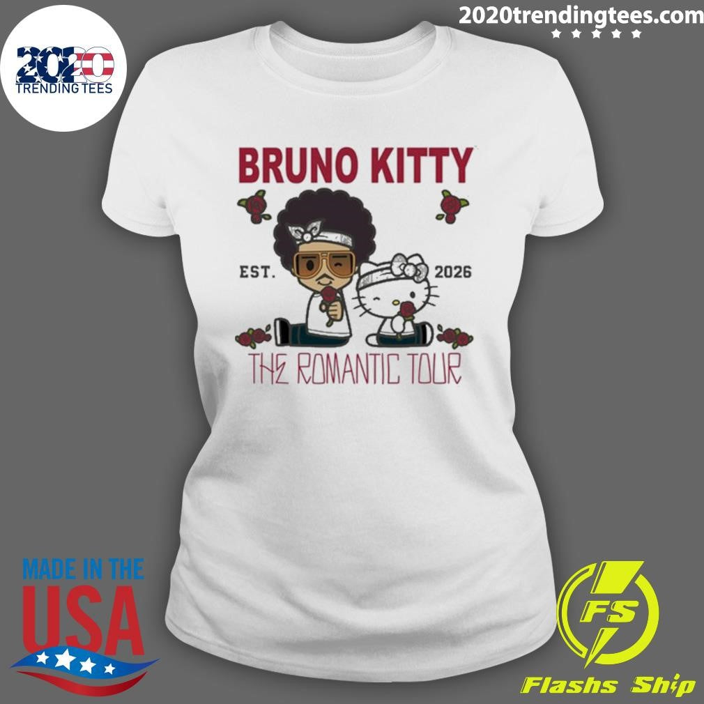 Bruno Kitty Mars The Romantic Tour EST. 2026 Shirt