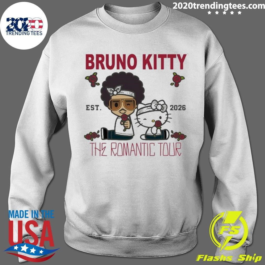 Bruno Kitty Mars The Romantic Tour EST. 2026 Shirt