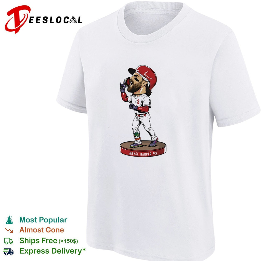 Bryce Harper Philadelphia Phillies Bobble Head shirt