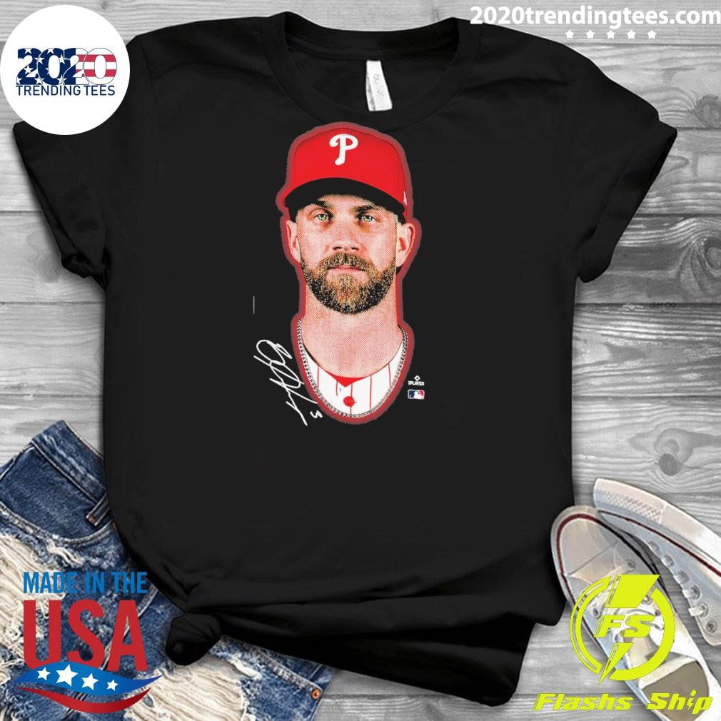 Bryce Harper Philadelphia Phillies Outerstuff Youth Headliner Signature Shirt