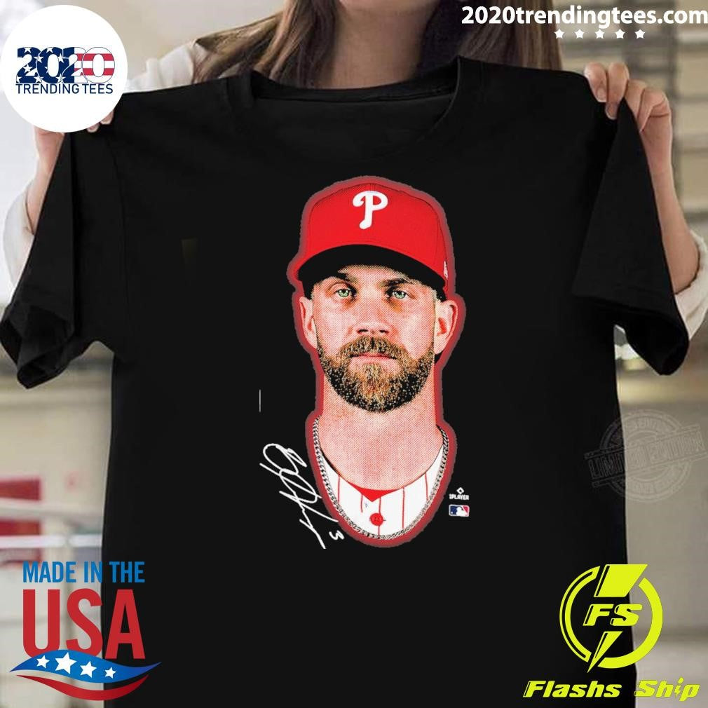 Bryce Harper Philadelphia Phillies Outerstuff Youth Headliner Signature Shirt
